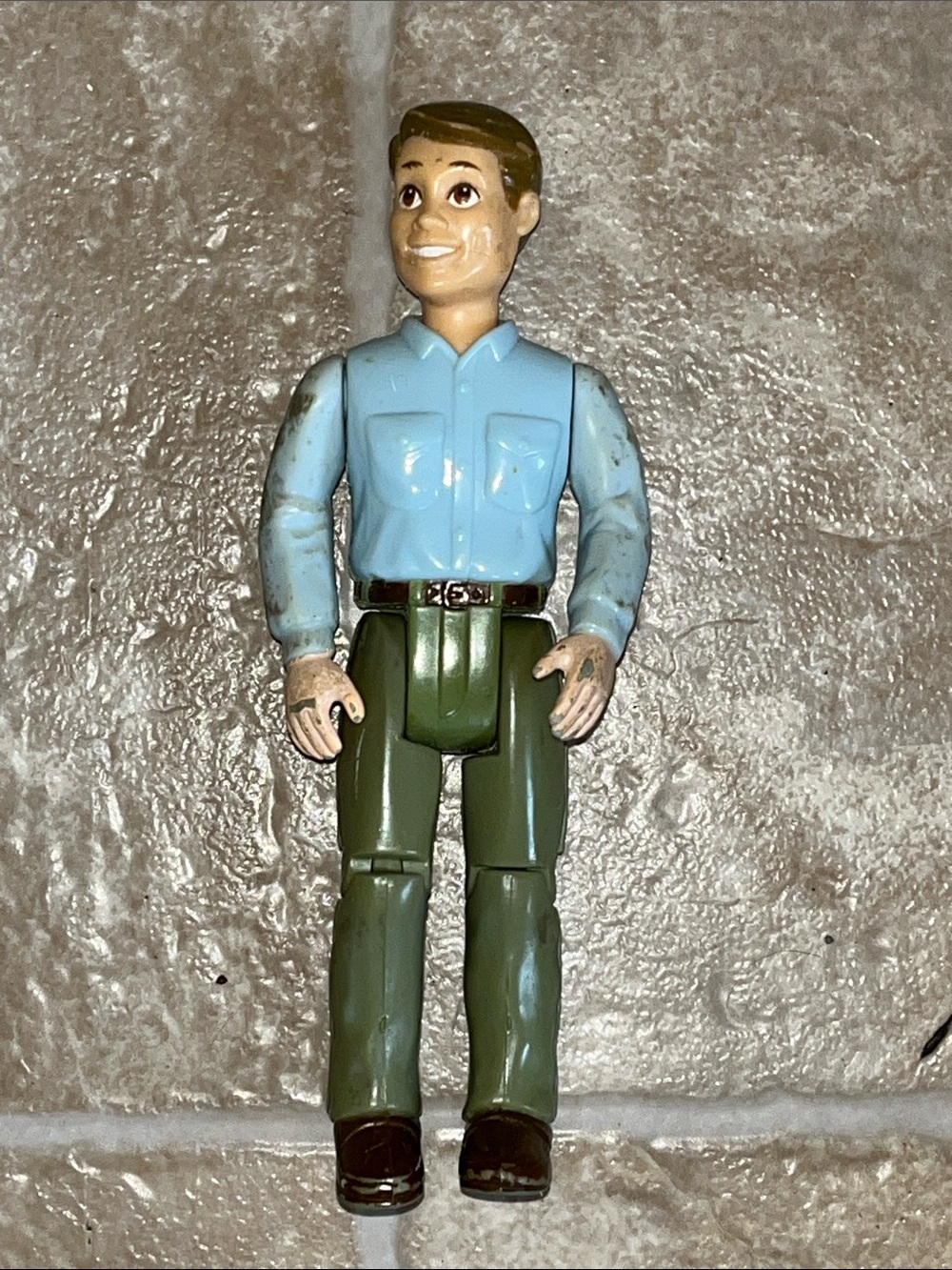 Hasbro Action Figure - Light Blue Shirt, Olive Green Pants